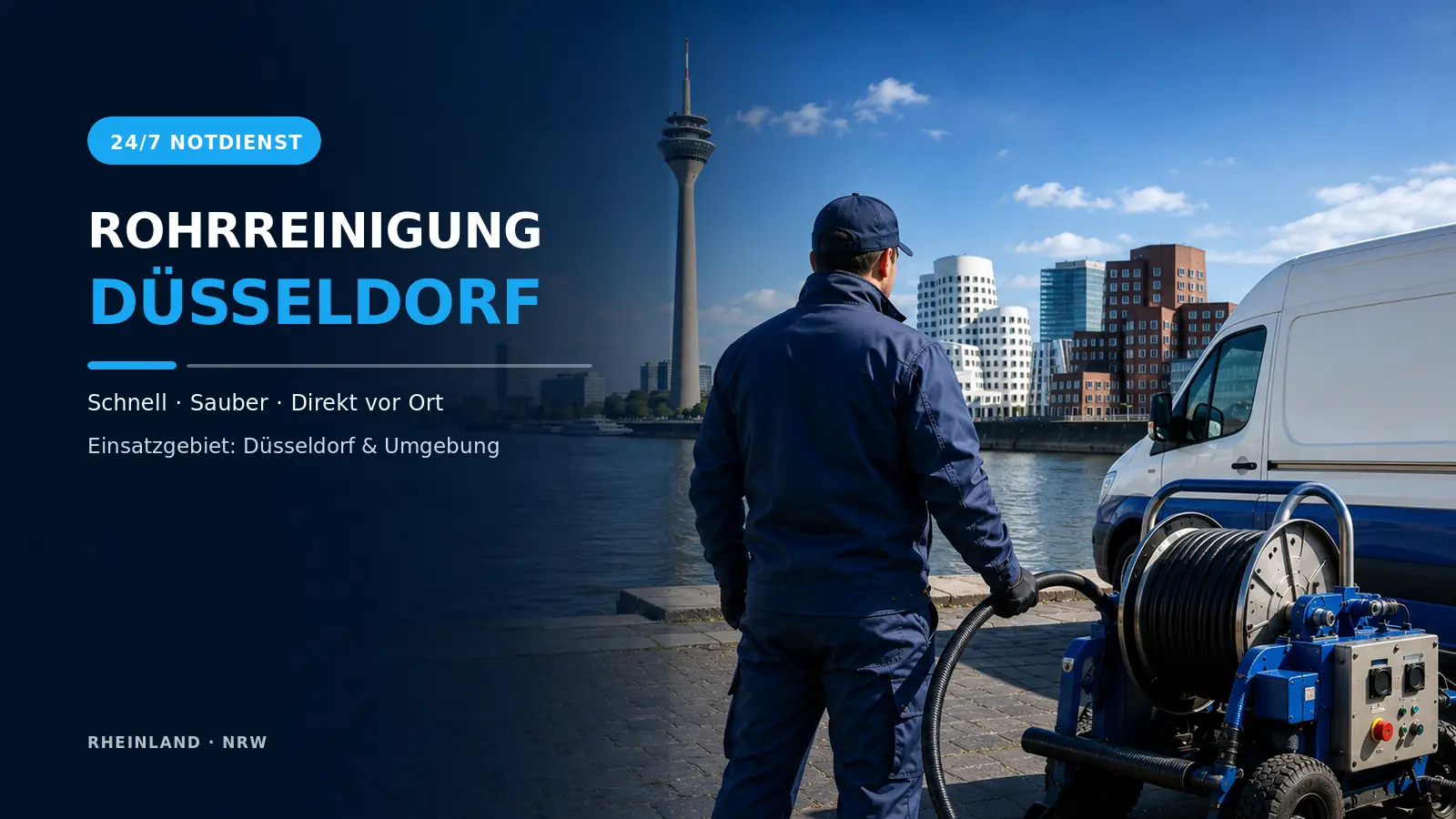 Rohrreinigung Düsseldorf – Kanalreinigung und Notdienst